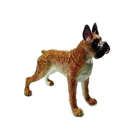 Boxer Standing - Porcelain Animal FIgurines - Northern Rose, Little Critterz