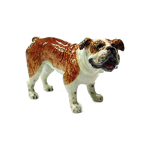 Bulldog Standing - Porcelain Animal FIgurines - Northern Rose, Little Critterz