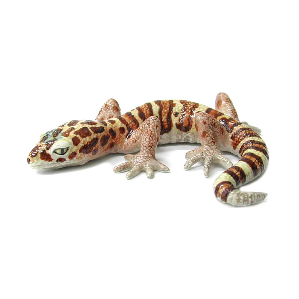 Western Banded Gecko - Porcelain Animal FIgurines - Northern Rose, Little Critterz