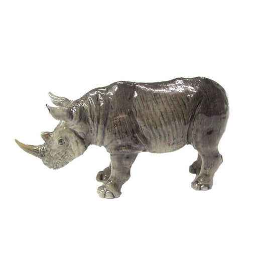 Rhino Standing - Porcelain Animal FIgurines - Northern Rose, Little Critterz