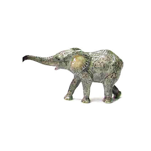 Elephant Calf - Ceramic  African Elephant Calf - Porcelain Animal FIgurines - Northern Rose, Little Critterz