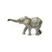 Elephant Calf - Ceramic  African Elephant Calf - Porcelain Animal FIgurines - Northern Rose, Little Critterz