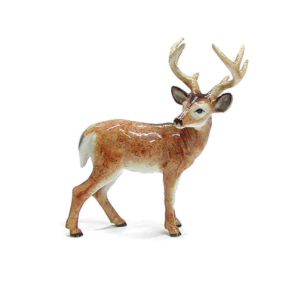 Deer Buck - Porcelain Animal FIgurines - Northern Rose, Little Critterz