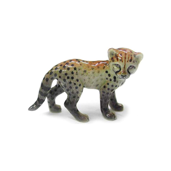 Cheetah Cub - Porcelain Animal FIgurines - Northern Rose, Little Critterz