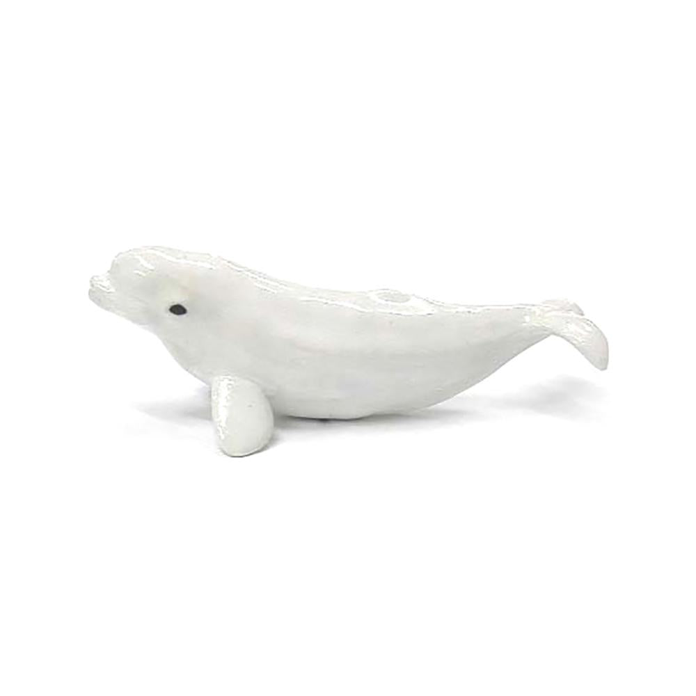 Beluga Whale Calf - Porcelain Animal Figurines — Little Critterz