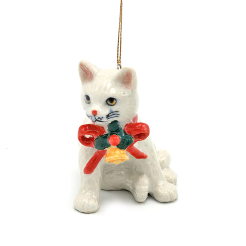 Kitten with Bell Ornament