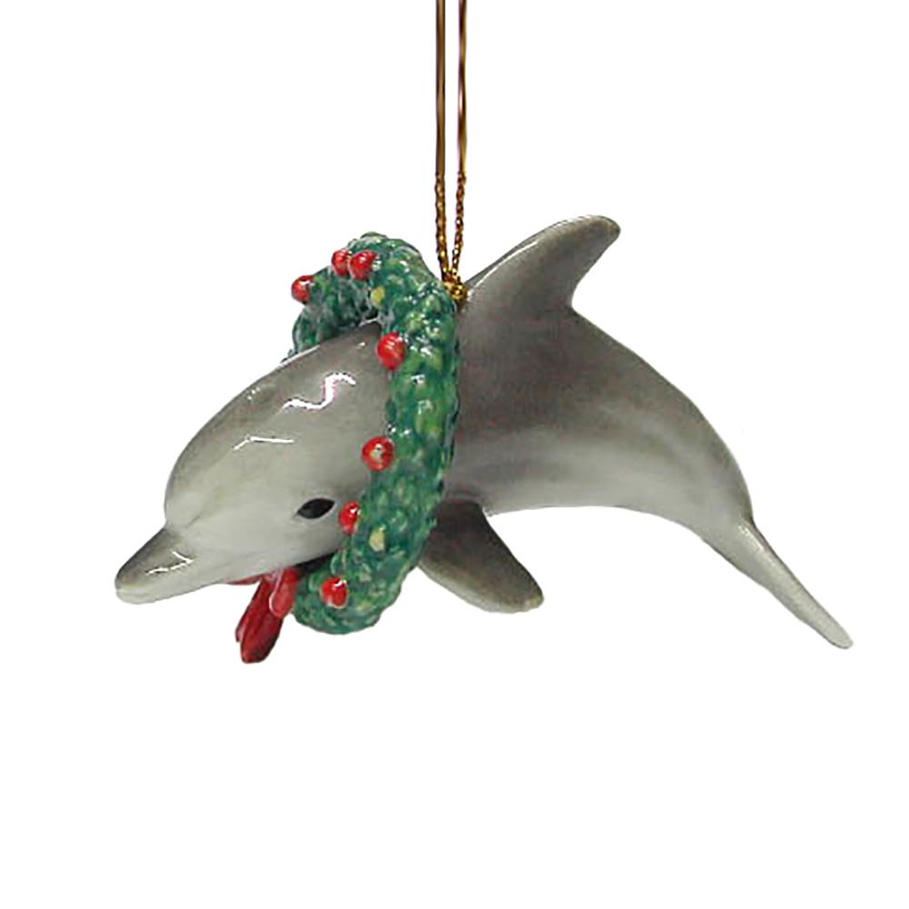 Dolphin Ornament - Porcelain Animal FIgurines - Northern Rose, Little Critterz