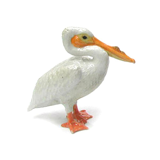 White Pelican - Porcelain Animal FIgurines - Northern Rose, Little Critterz