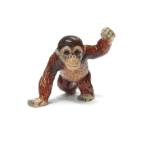 Orangutan Baby - Porcelain Animal FIgurines - Northern Rose, Little Critterz
