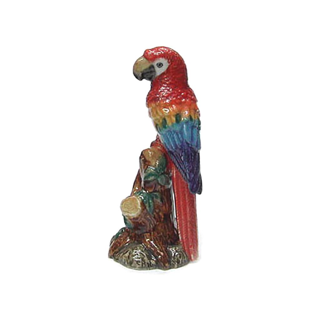 Scarlet Macaw - Porcelain Animal FIgurines - Northern Rose, Little Critterz