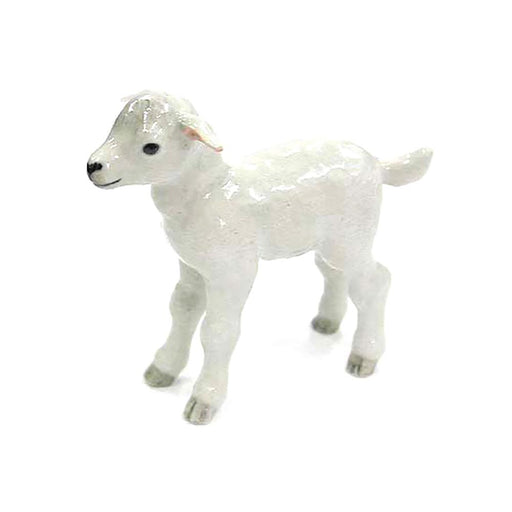 White Lamb - Porcelain Animal FIgurines - Northern Rose, Little Critterz