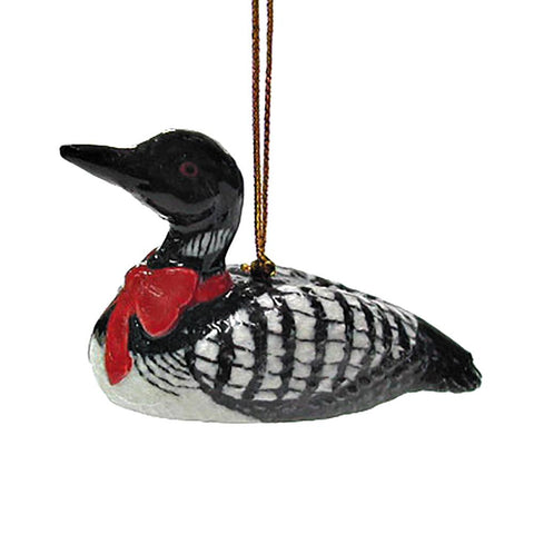 Loon Ornament - Porcelain Animal FIgurines - Northern Rose, Little Critterz