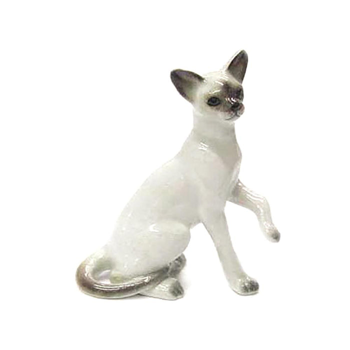 Kitten - Siamese Kitten Figurine - Porcelain Animal FIgurines - Northern Rose, Little Critterz