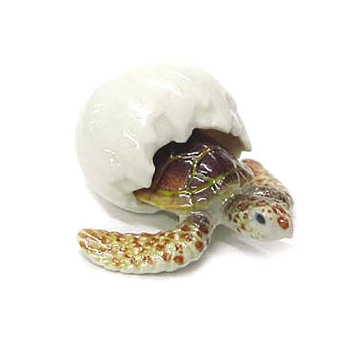 Loggerhead Sea Turtle Hatching - Porcelain Animal FIgurines - Northern Rose, Little Critterz