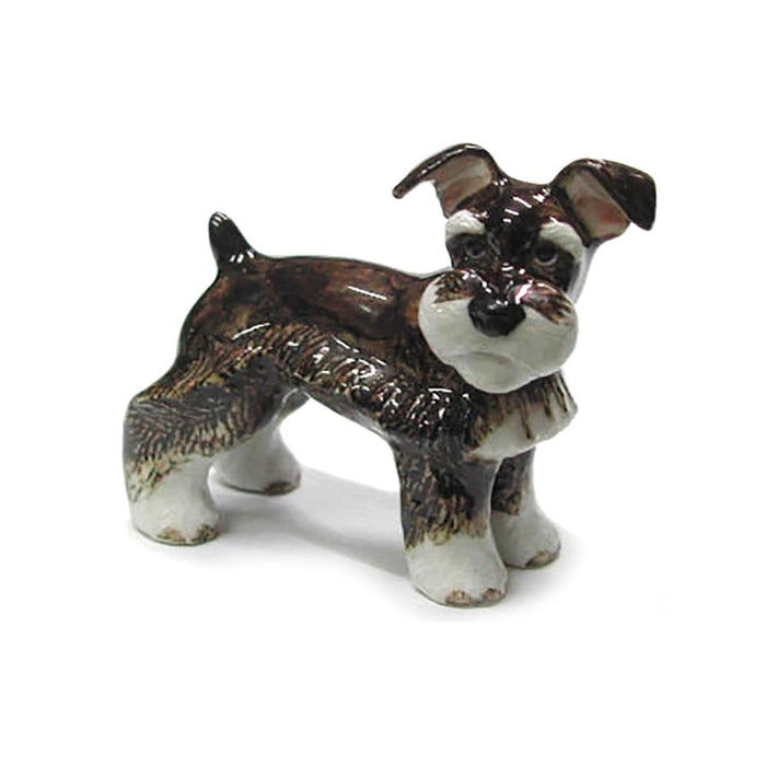 Dog - Miniature Schnauzer - Porcelain Animal FIgurines - Northern Rose, Little Critterz
