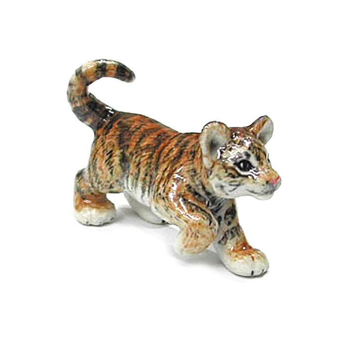 Tiger Cub - miniature porcelain figurine