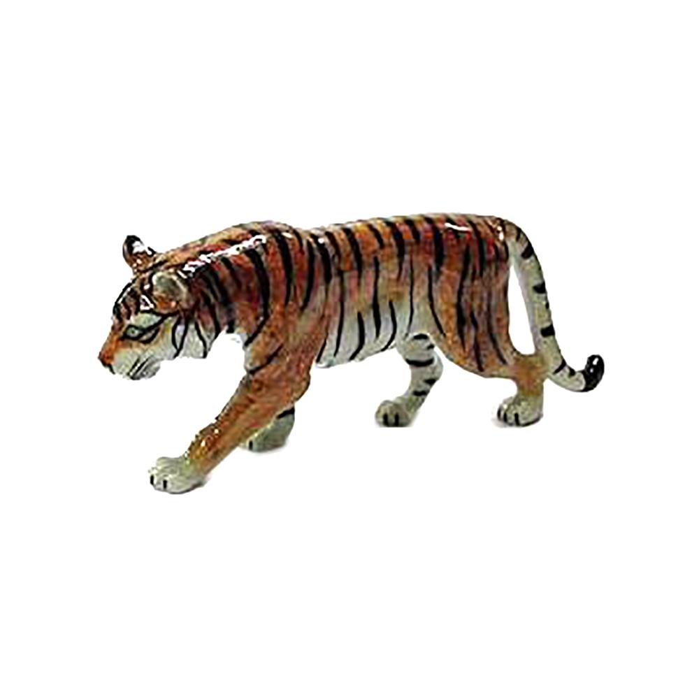 Tiger Walking - Porcelain Animal Figurines — Little Critterz